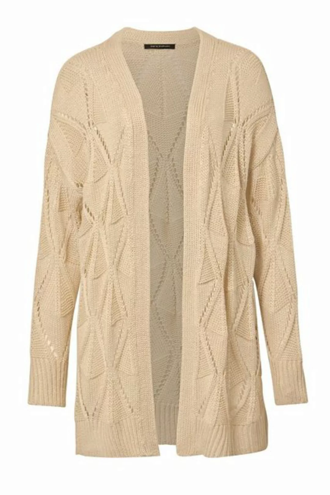 Sara Lindholm Strickjacke Strickjacke oversized offene Form Strukturstrick günstig online kaufen