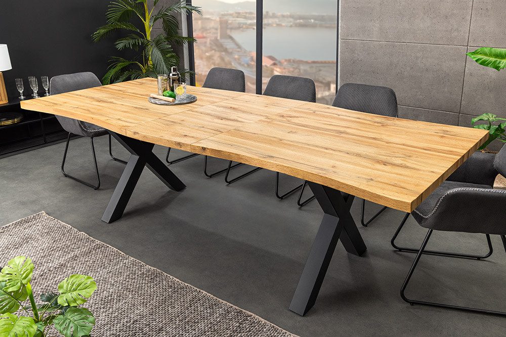 riess-ambiente Baumkantentisch WILD 180-220cm braun · günstig online kaufen