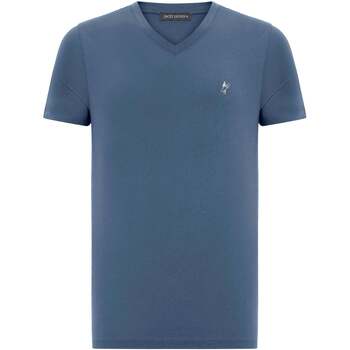 Jacey Quinn  T-Shirts & Poloshirts Diggory Regular Fit V-Neck T-shirt günstig online kaufen