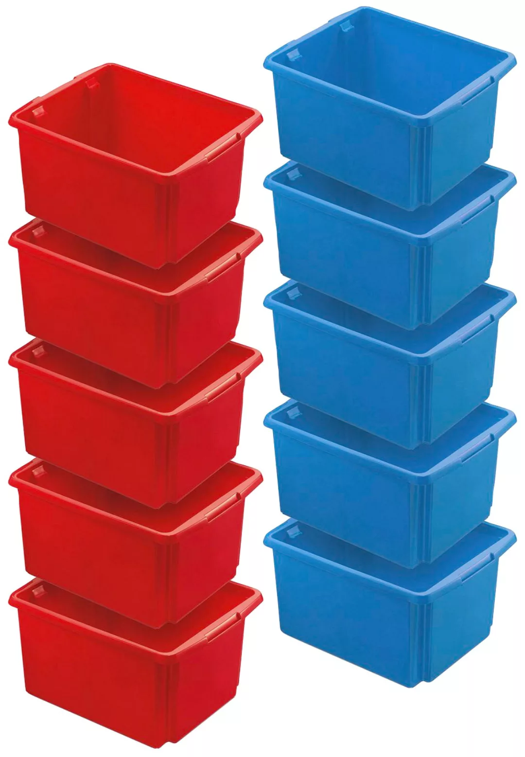Aufbewahrungsbox, (Set, 10 St.), BxTxH: 36x45,5x24,5 cm günstig online kaufen