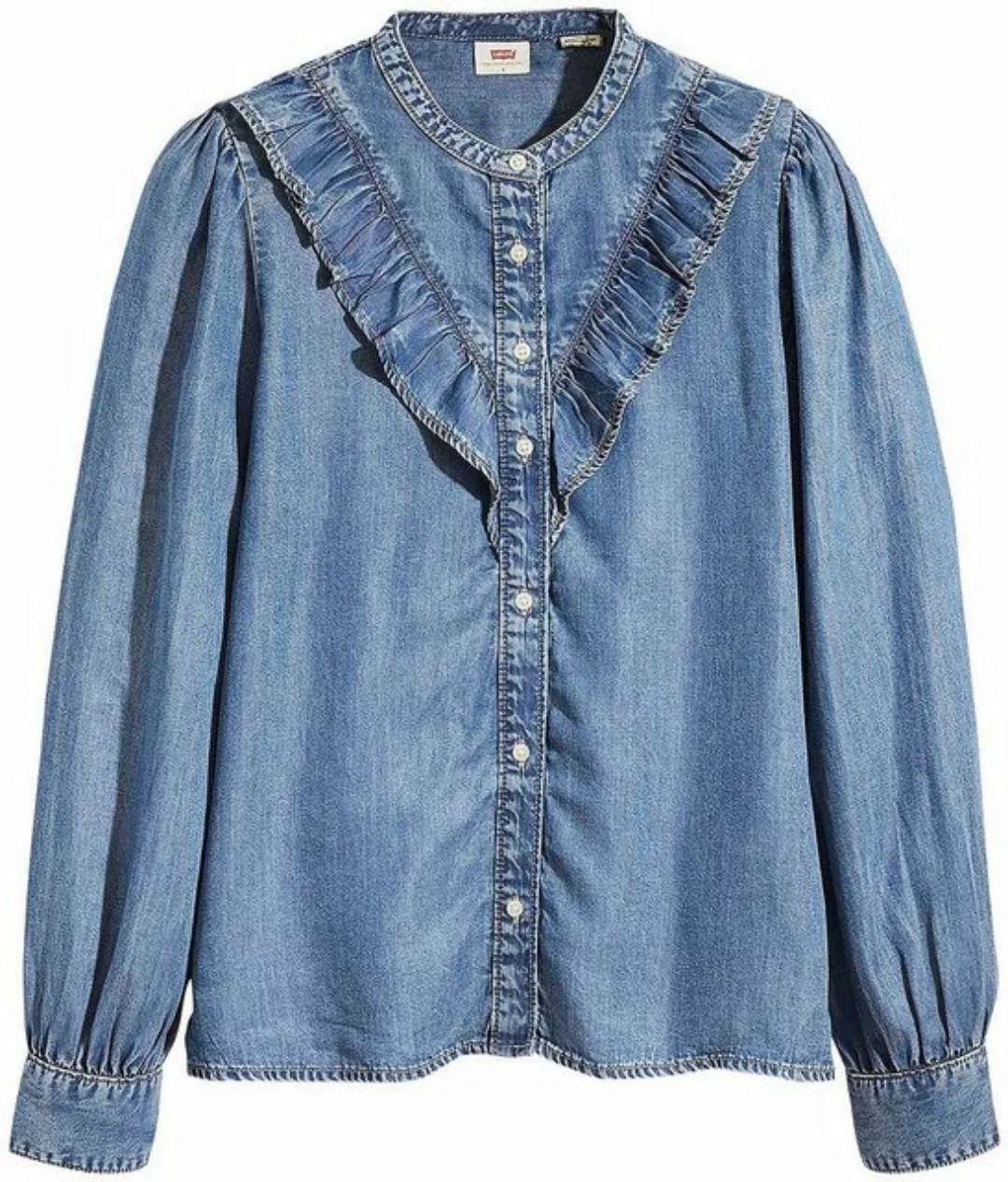 Levi's® Jeansbluse CARINNA BLOUSE DEM DA mit Rüsschen Applikation günstig online kaufen