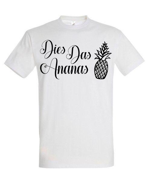 Youth Designz Print-Shirt "DIES DAS ANANAS" Herren T-Shirt mit Lustigen Pri günstig online kaufen