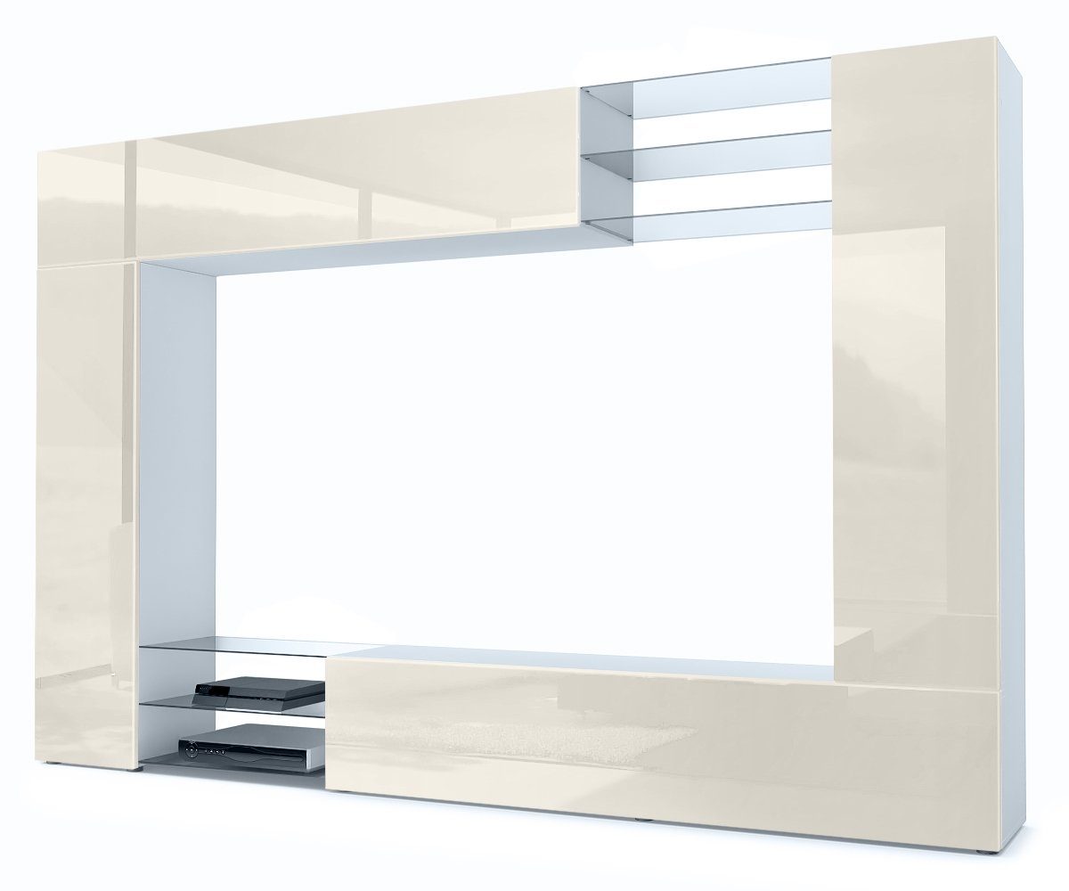 Vladon Wohnwand Mirage, (Anbauwand mit Rückwand günstig online kaufen