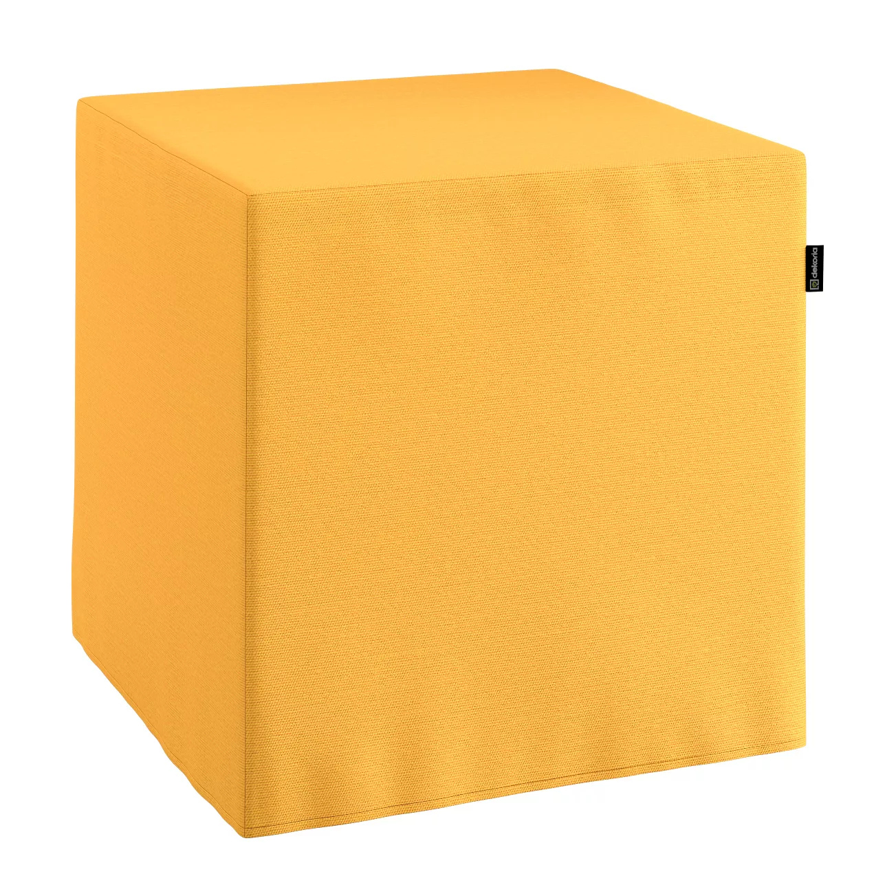 Bezug für Sitzwürfel, gelb, Bezug für Sitzwürfel 40 x 40 x 40 cm, Loneta (1 günstig online kaufen