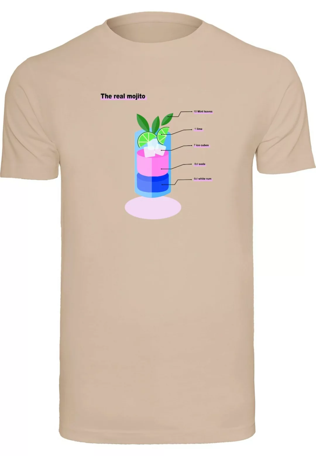 MisterTee T-Shirt "MisterTee Herren The Real MojitoTee" günstig online kaufen