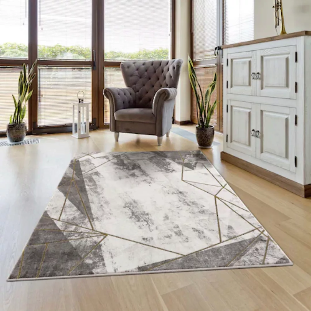 Carpet City Teppich »Noa 9294«, rechteckig, Kurzflor, Modern, Weicher For, günstig online kaufen