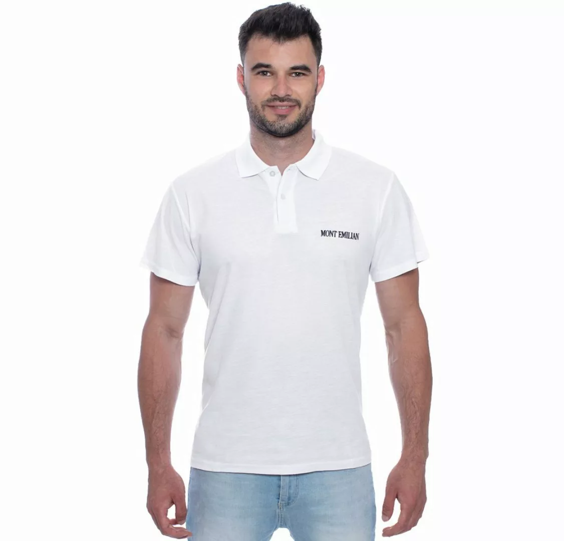 MONT EMILIAN Poloshirt MONT EMILIAN "Caen" Herren Basic Polo-Shirt leichtes günstig online kaufen