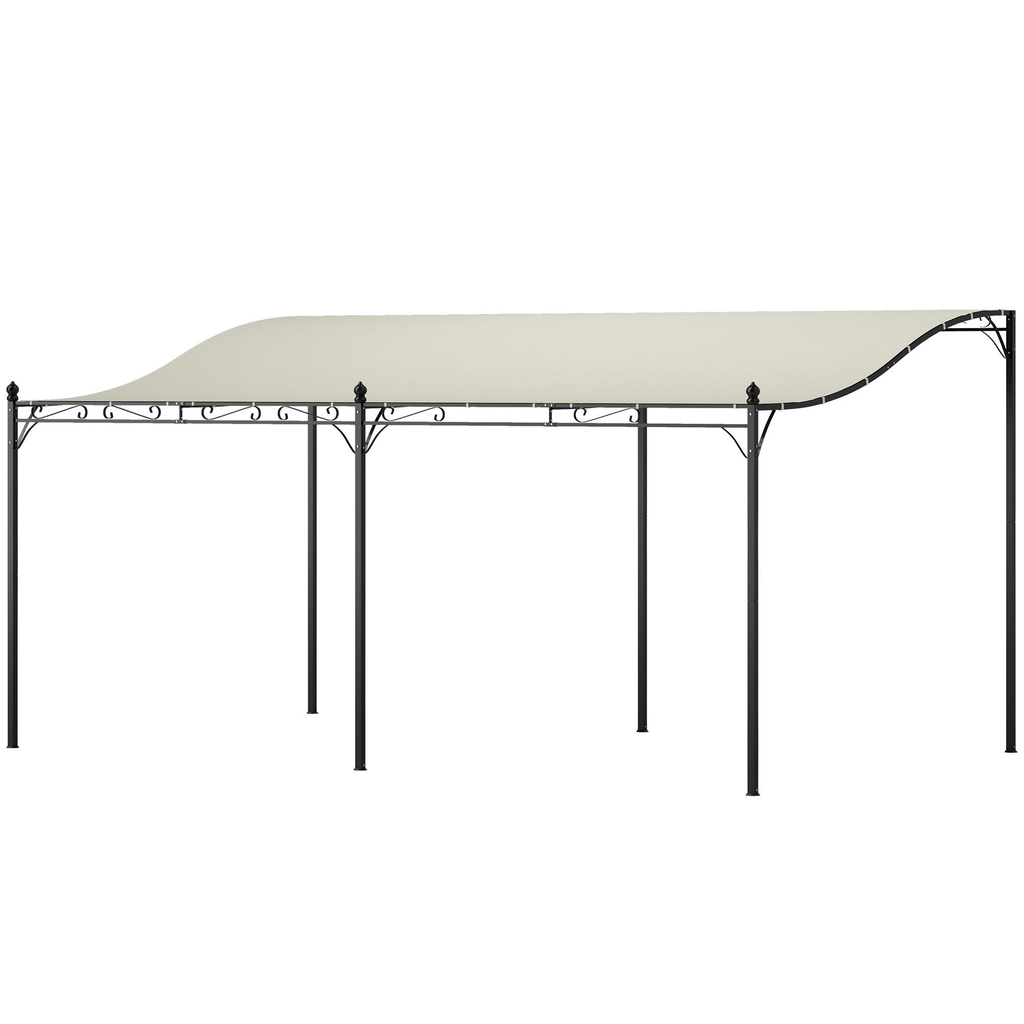Outsunny Pavillon wasserdicht, freistehend, mit 0 günstig online kaufen