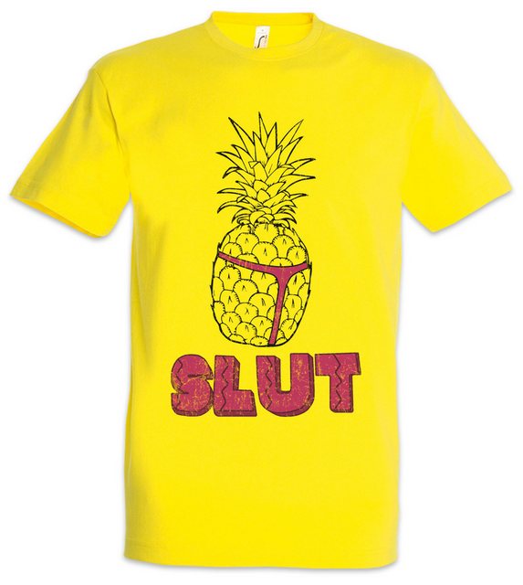 Urban Backwoods Print-Shirt Pineapple Slut Herren T-Shirt Brooklyn Fun 99 J günstig online kaufen