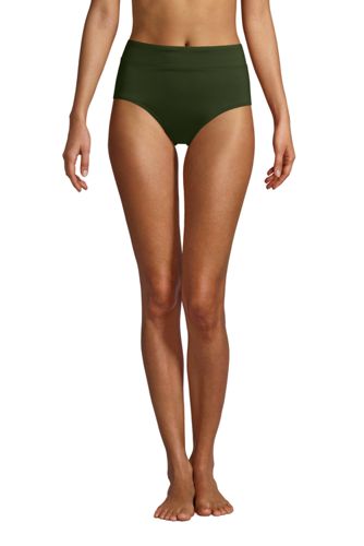Control-Bikinihose High Waist CHLORRESISTENT, Damen, Größe: XL Normal, Grün günstig online kaufen