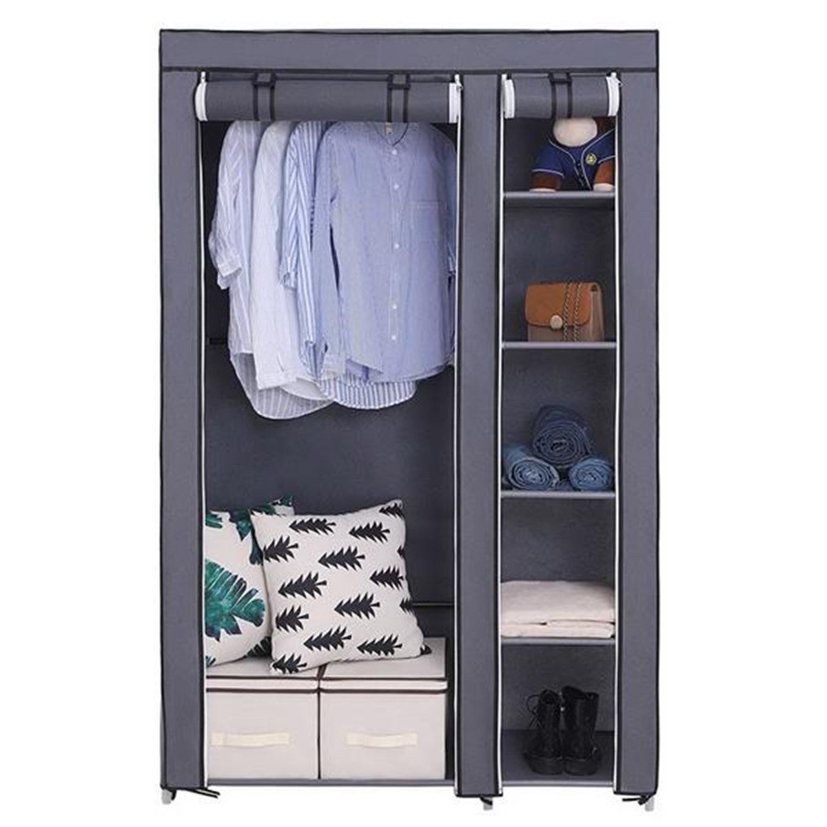 XDeer Kleiderschrank Portable Kleiderschrank Vliesstoff mit günstig online kaufen