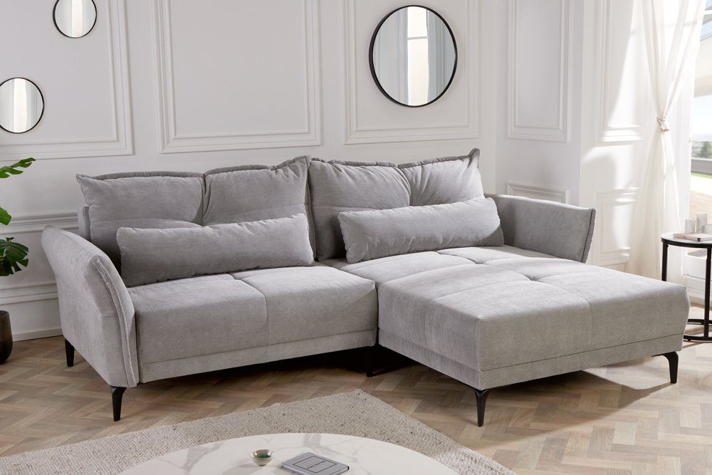 riess-ambiente Ecksofa DESIGNO 250cm grau / günstig online kaufen
