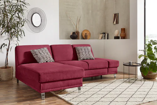 sit&more Ecksofa Clio L-Form, wahlweise mit Bettfunktion oder Vorziehsitz u günstig online kaufen