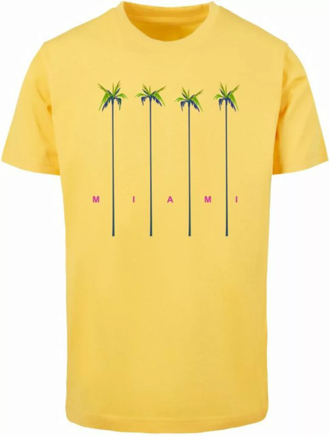 MisterTee T-Shirt "MisterTee Herren Miami Palms Tee" günstig online kaufen