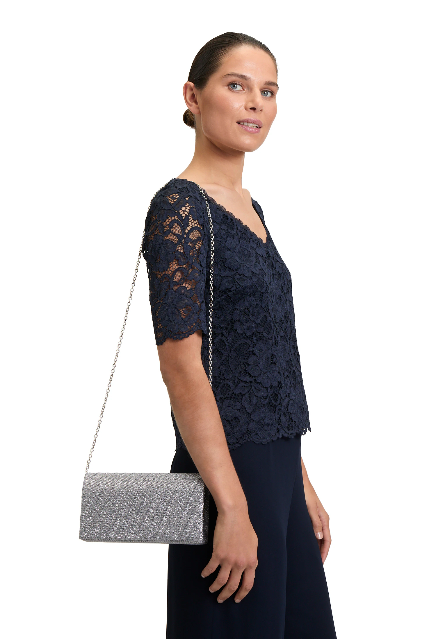 Vera Mont Abendtasche "Vera Mont Clutch-Tasche im Glitzer-Look", Falten günstig online kaufen