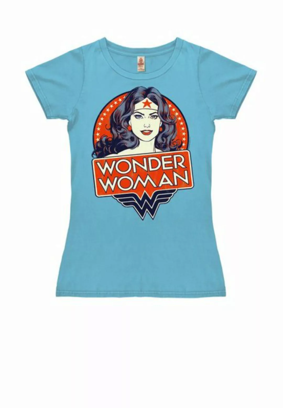 LOGOSHIRT T-Shirt "Wonder Woman Portrait", mit lizenziertem Originaldesign günstig online kaufen