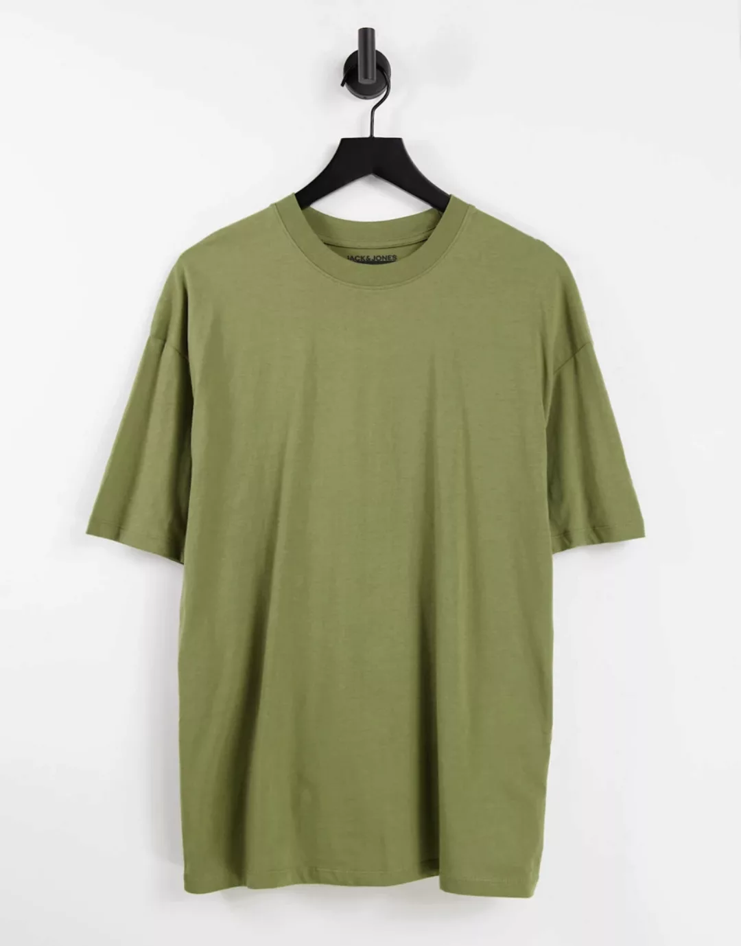 Jack & Jones Originals – Oversize-T-Shirt in Khaki-Grün günstig online kaufen