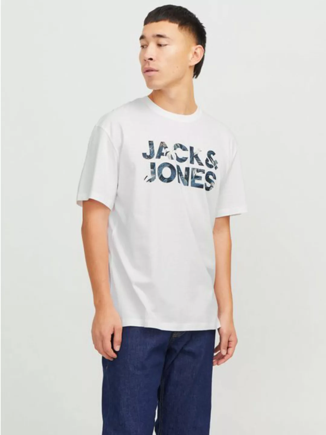 Jack & Jones Rundhalsshirt "JJEBRYAN CORP LOGO TEE SS O-NECK NOOS", mit Log günstig online kaufen