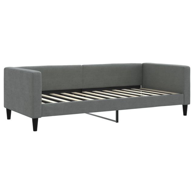 vidaXL Bett Tagesbett Dunkelgrau 90x200 cm Stoff günstig online kaufen