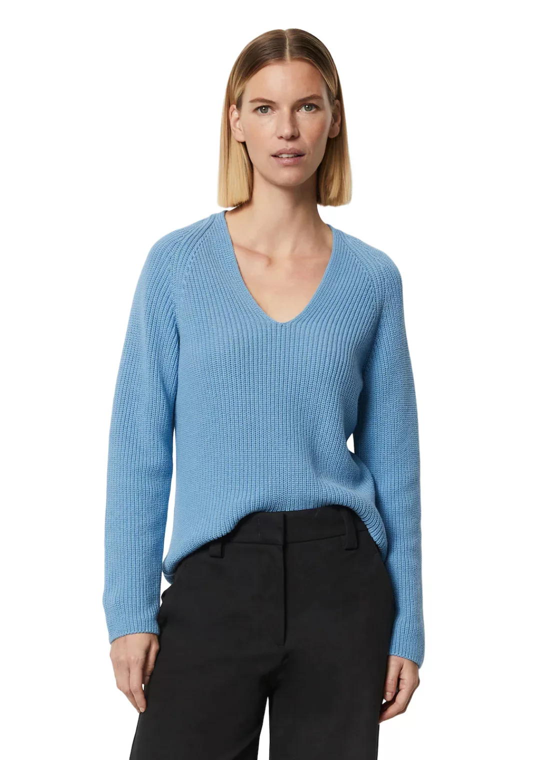 Marc OPolo Strickpullover "aus softem Baumwoll-Garn" günstig online kaufen