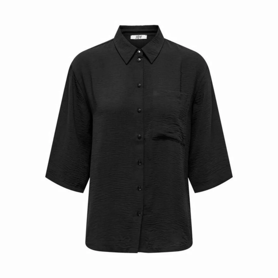 JACQUELINE de YONG Blusenshirt 3/4 Arm Hemd in Knitteroptik Blusen Oberteil günstig online kaufen