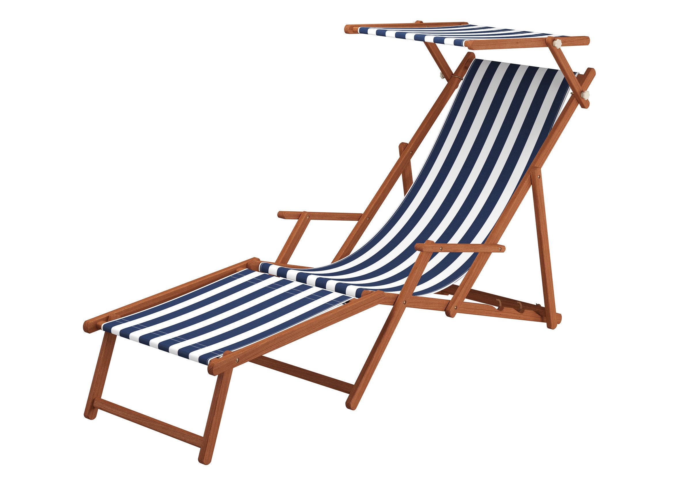 ERST-HOLZ Gartenliege Holz-Liegestuhl Sonnenliege Strandliege mit günstig online kaufen