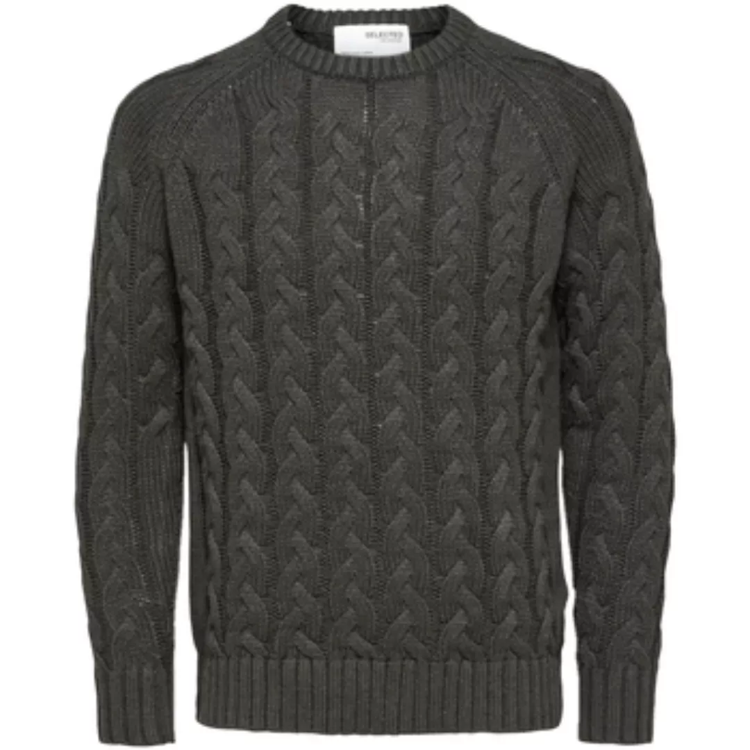 Selected  Pullover SLHBILL LS KNIT CABLE CREW NECK W - 16086658 günstig online kaufen