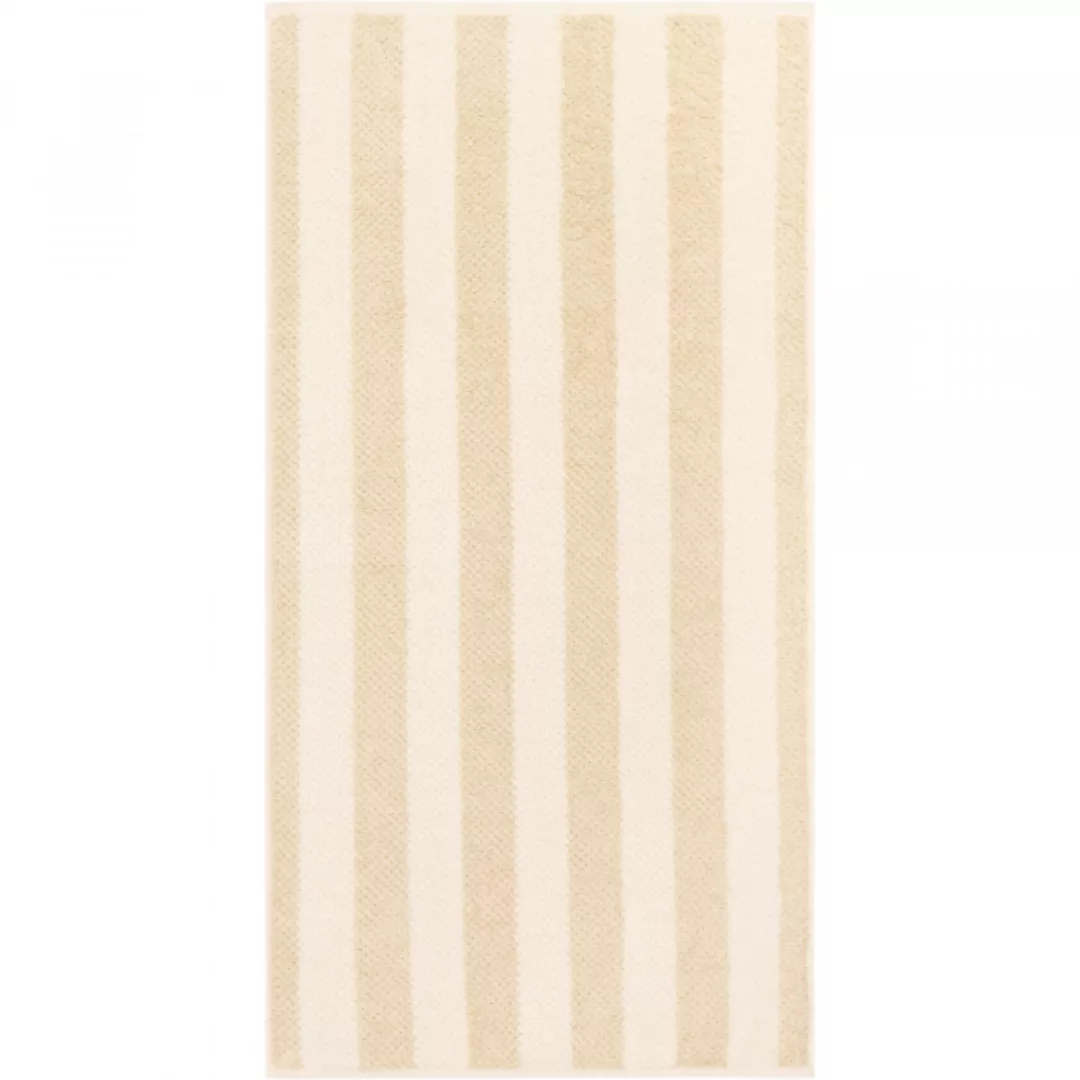 Cawö Handtücher Pure Stripes 6502 - Farbe: beige - 33 - Handtuch 50x100 cm günstig online kaufen