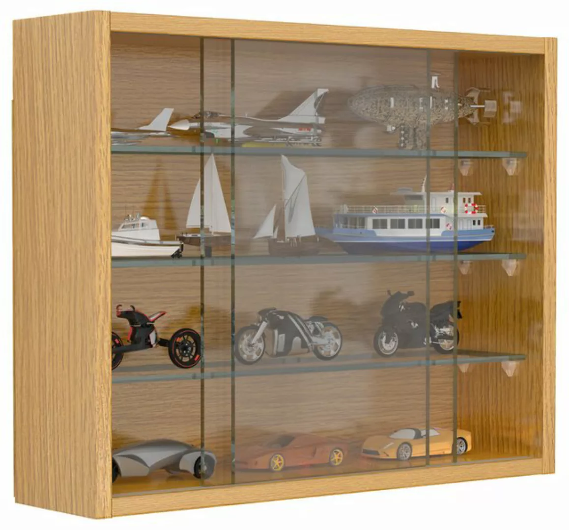 VCM Wandregal "VCM Glasvitrine hängend  Vitrine Glas  Maße: H. 40 x B. 50 x günstig online kaufen