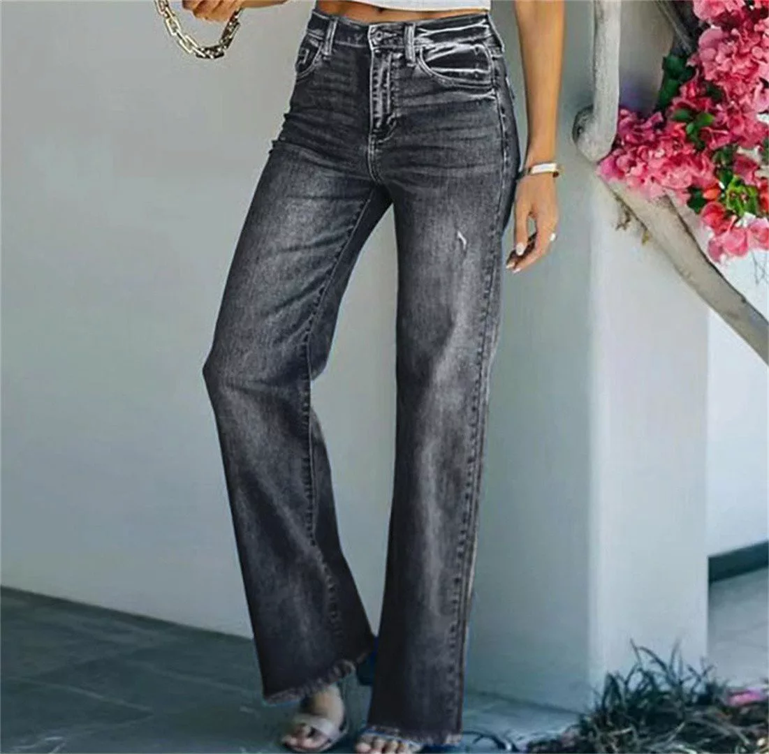 AFAZ New Trading UG High-waist-Jeans Modische und vielseitige Bootcut-Hose günstig online kaufen