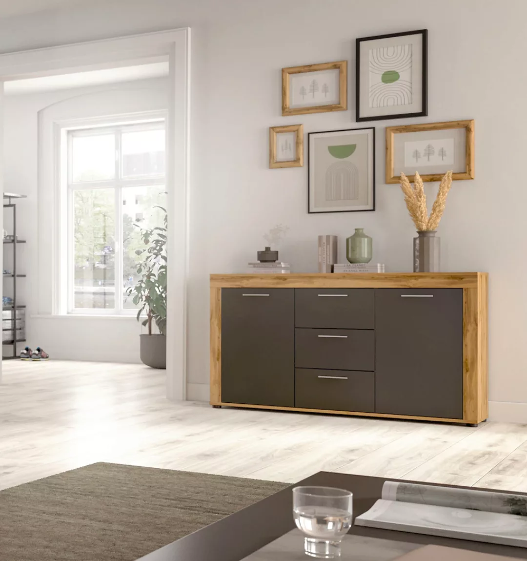 INOSIGN Sideboard "Aosta, Breite 125 cm, in verschiedenen Farbausführungen" günstig online kaufen