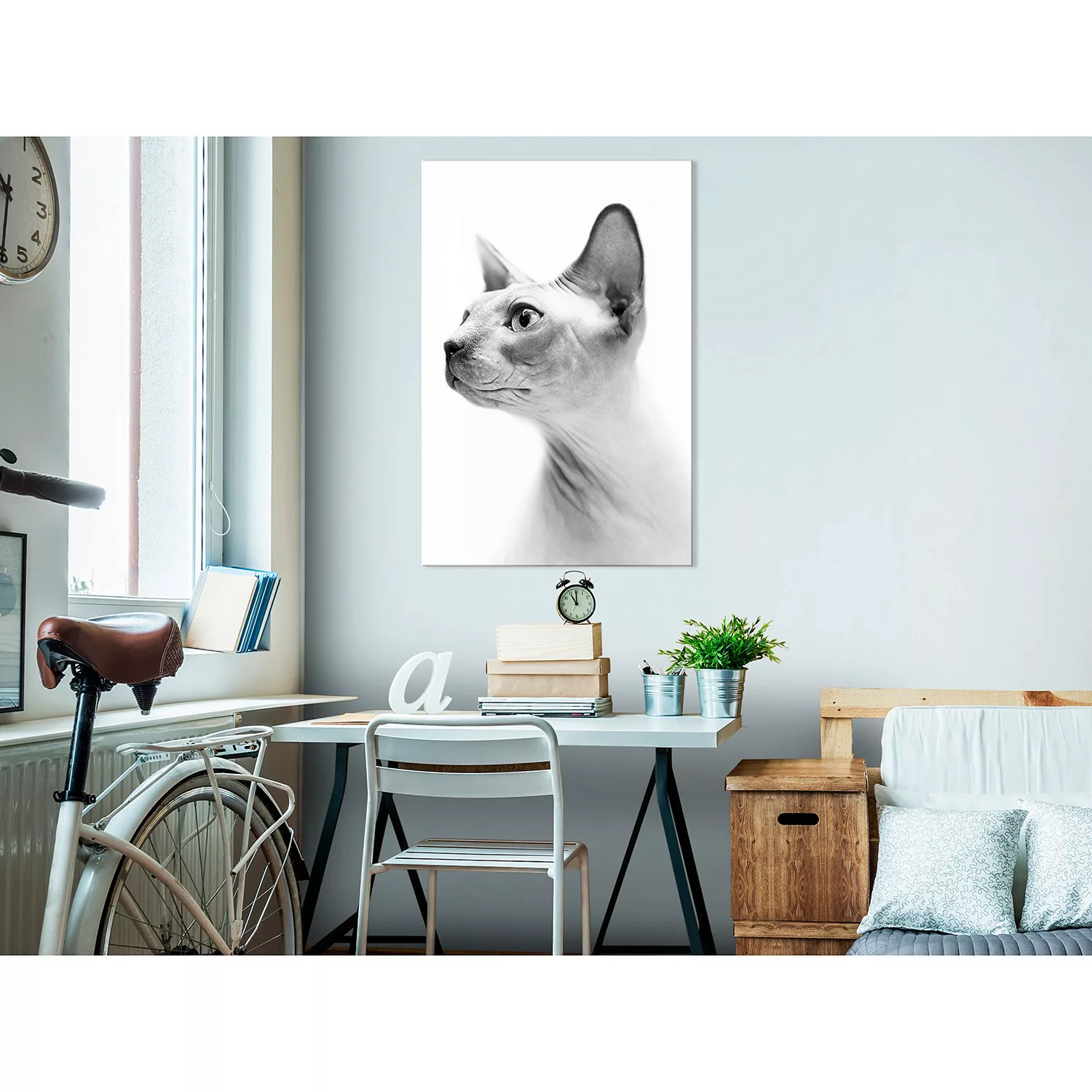 home24 Wandbild Hairless Cat günstig online kaufen