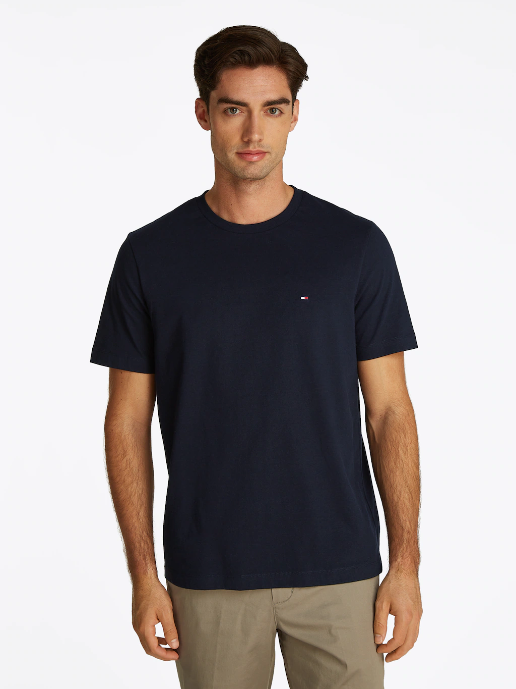 Tommy Hilfiger T-Shirt "ESSENTIAL REG FIT SOLID TEE", mit Rundhalsausschnit günstig online kaufen