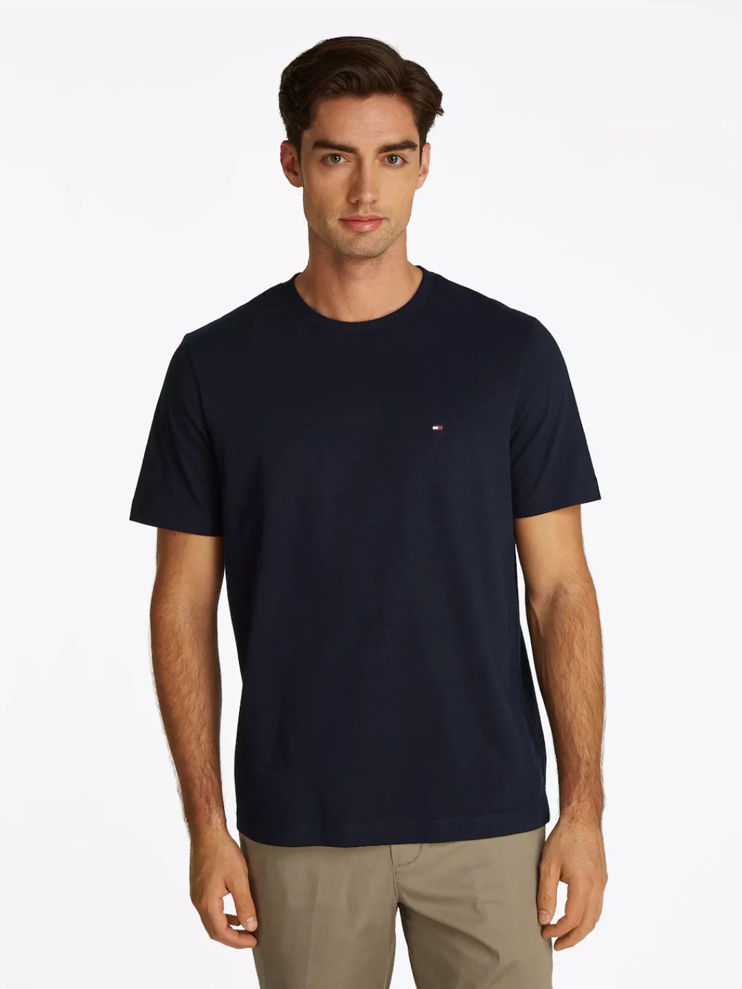 Tommy Hilfiger T-Shirt "ESSENTIAL REG FIT SOLID TEE", mit Rundhalsausschnit günstig online kaufen