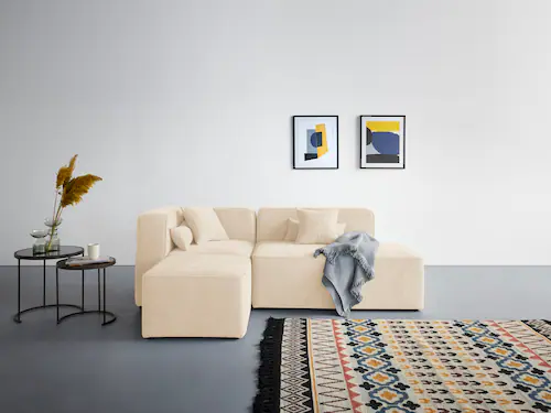 andas Ecksofa "Sundstrup L-Form", Modulserie, individuelle Zusammenstellung günstig online kaufen