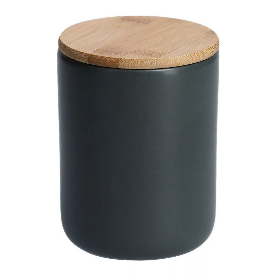 Zeller Vorratsdose schwarz B/H/L: ca. 10x13,5x10 cm günstig online kaufen