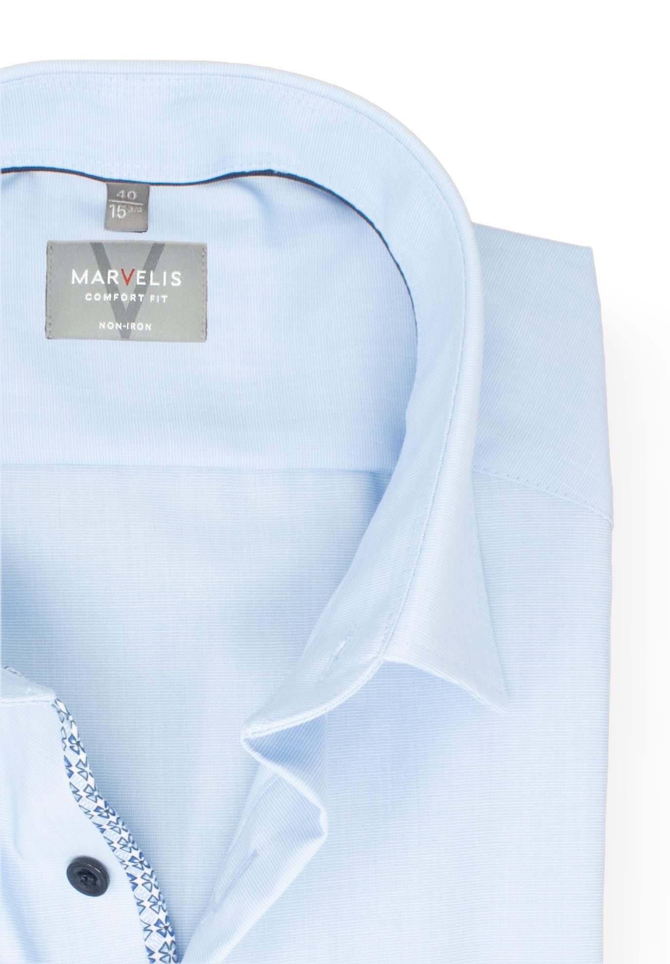 MARVELIS Kurzarmhemd Comfort Fit bequeme Schnittführung günstig online kaufen