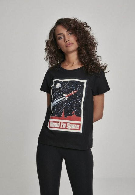 MisterTee T-Shirt "MisterTee Damen Ladies Road To Space Box Tee" günstig online kaufen