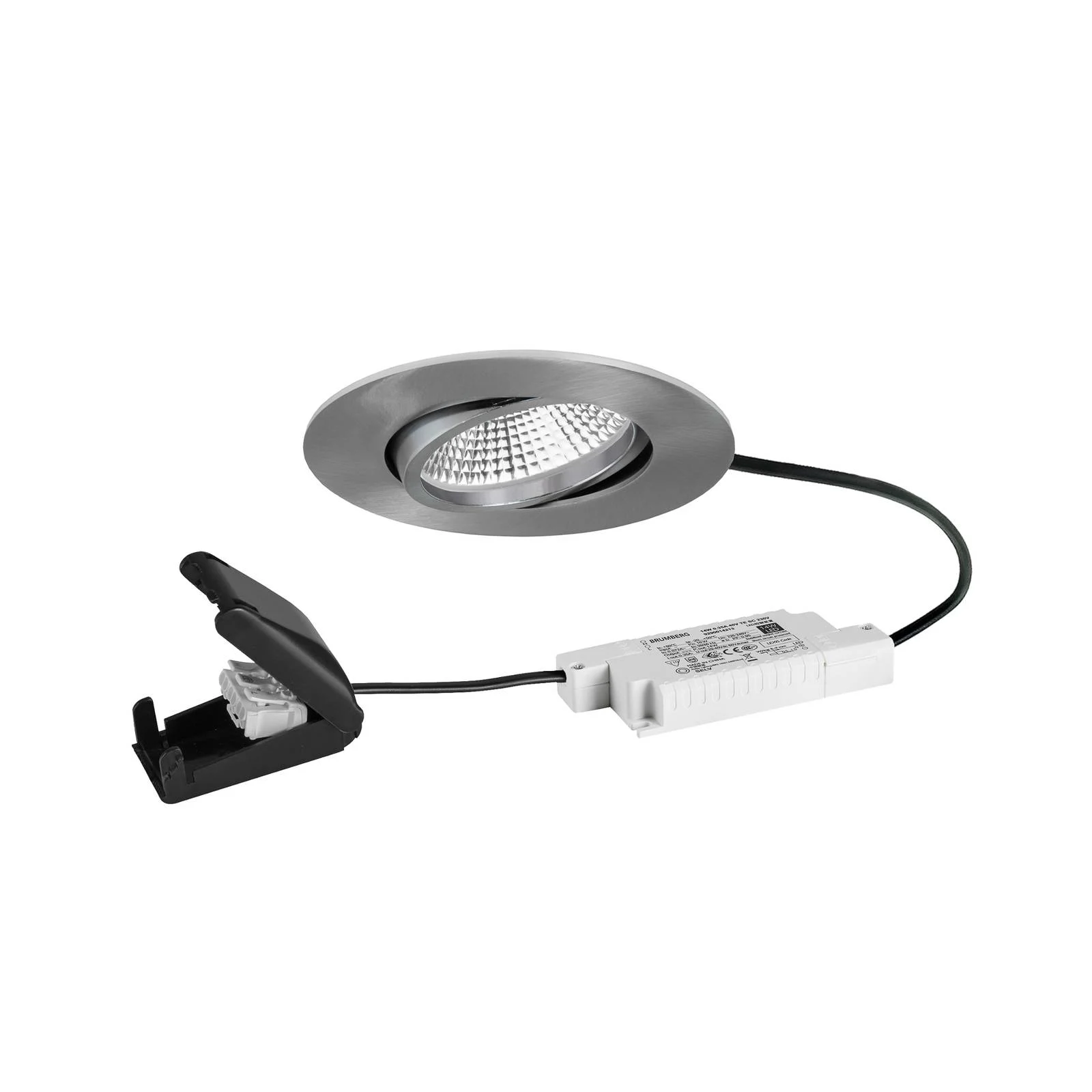 BRUMBERG BB23 LED-Spot IP65 RC-dim. Anschlussbox nickel matt günstig online kaufen