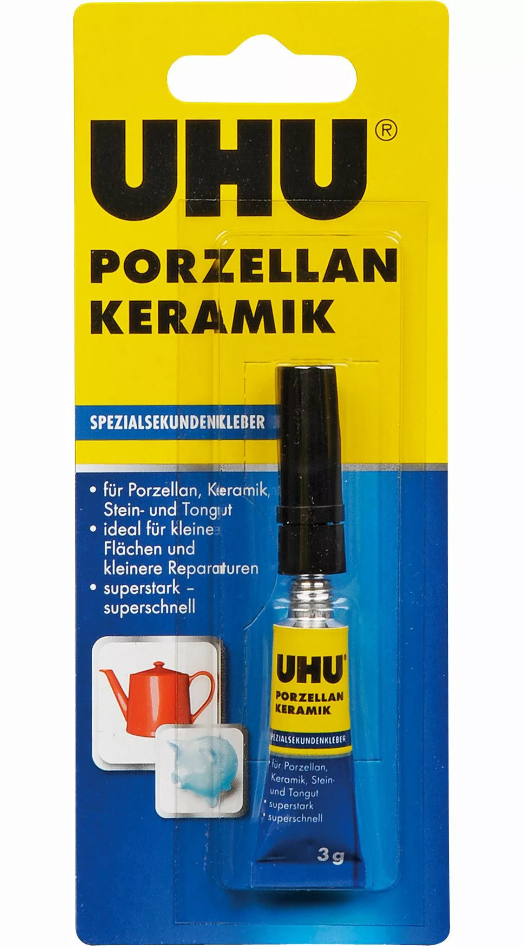 UHU Bastelkleber Porzellan Keramik Spezial, 3g günstig online kaufen