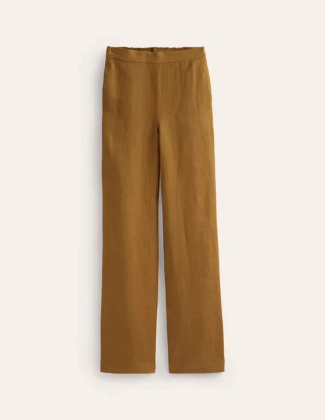 Hampstead Leinenhose Damen Boden, Bronze-Braun günstig online kaufen