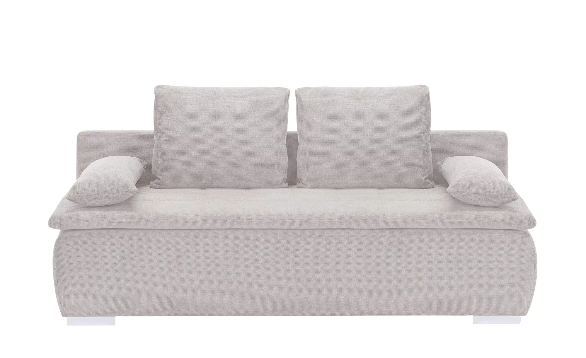 smart Schlafsofa  Leonie ¦ silber ¦ Maße (cm): B: 198 H: 92 T: 90.0 Polster günstig online kaufen