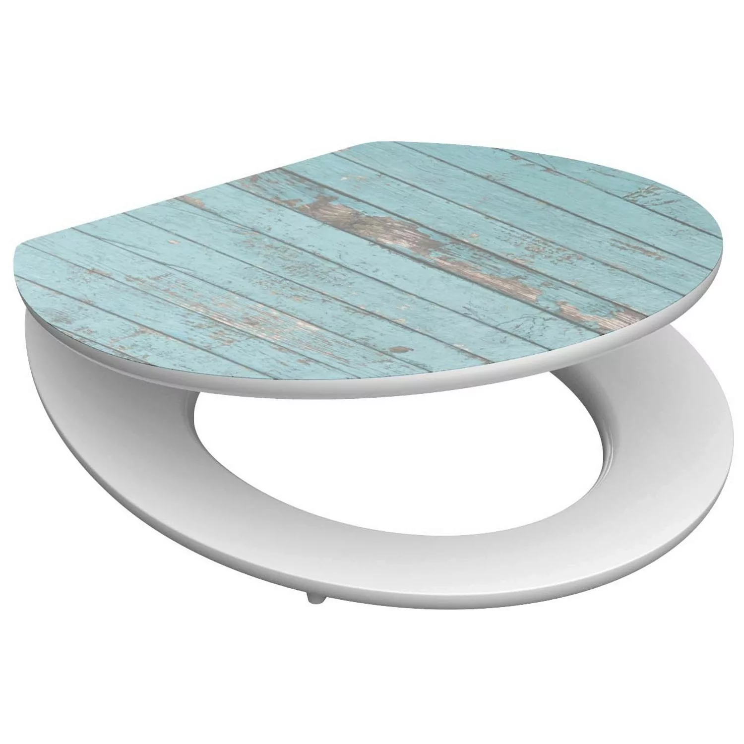 Schütte WC-Sitz "Blue Wood", High Gloss mit MDF Holzkern, mit Absenkautomat günstig online kaufen