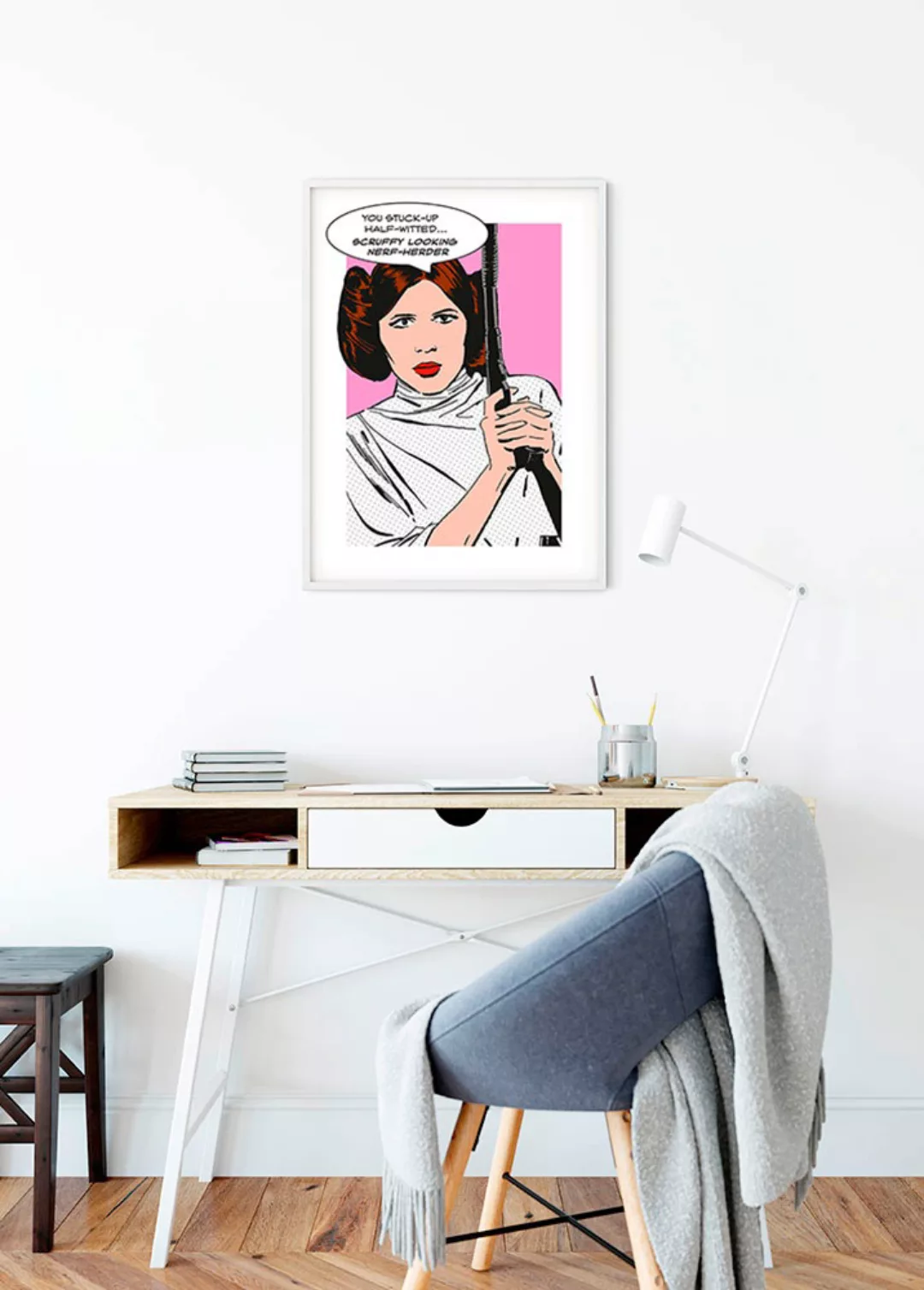 Komar Wandbild Star Wars Leia 30 x 40 cm günstig online kaufen