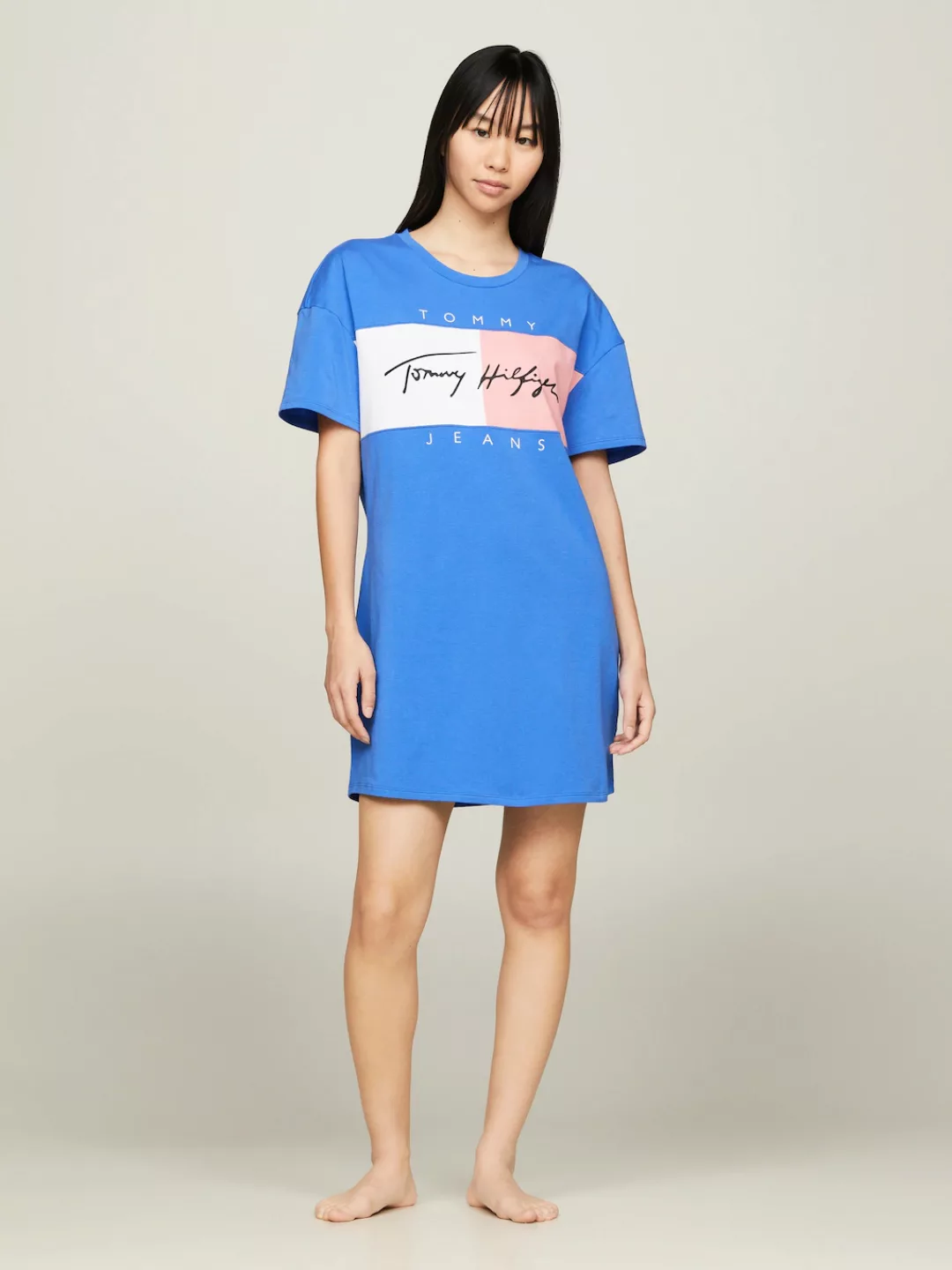 Tommy Hilfiger Underwear Nachthemd "OVERSIZE NIGHTDRESS", mit Rundhalsaussc günstig online kaufen