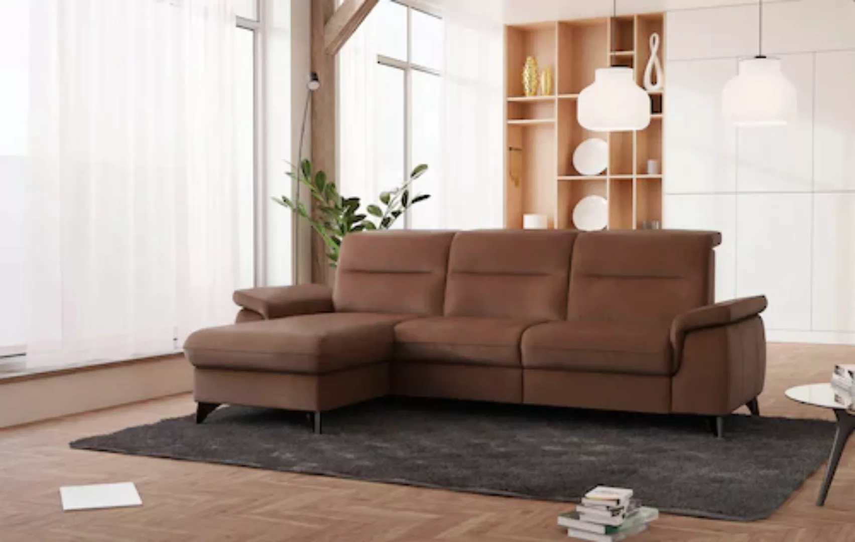 sit&more Ecksofa »Astoria L-Form«, wahlweise mit motorischer Relaxfunktion günstig online kaufen