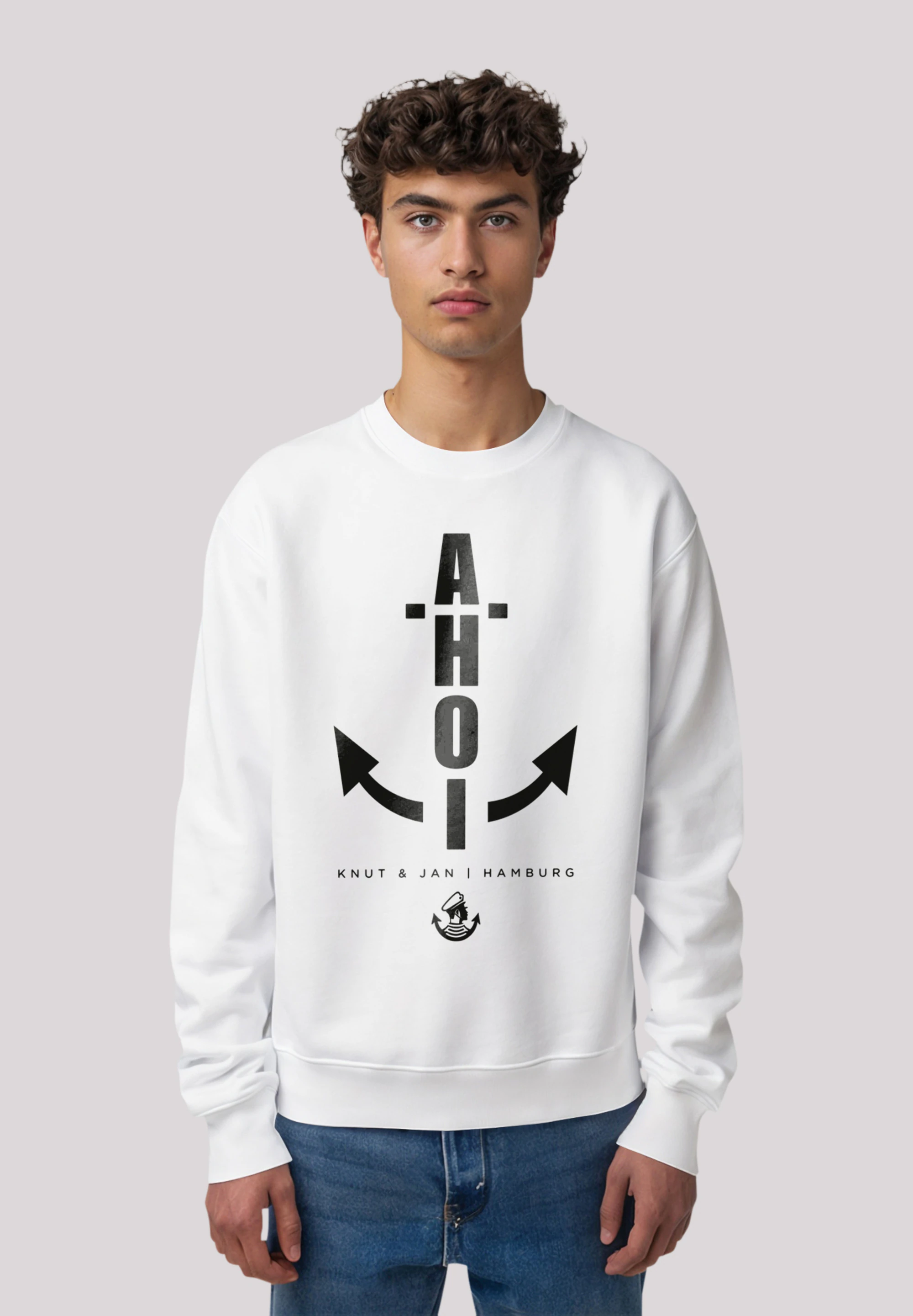 F4NT4STIC Sweatshirt "Ahoi Anker Knut & Jan Hamburg", Premium Qualität günstig online kaufen