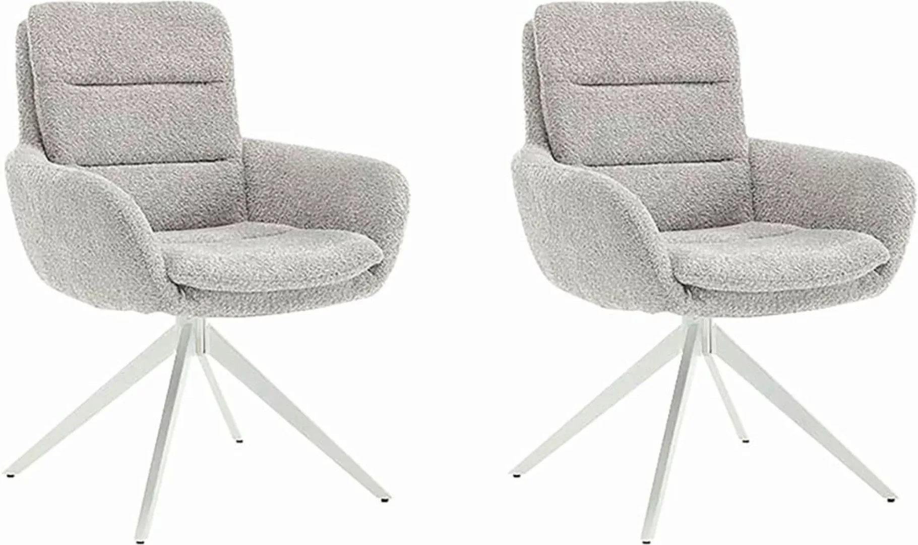Home affaire Esszimmerstuhl "Taragona", (Set), 2 St., Boucle, mit unterschi günstig online kaufen