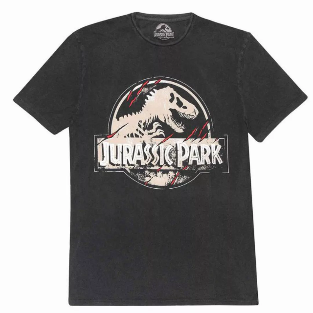 Jurassic Park T-Shirt Scratched Logo günstig online kaufen