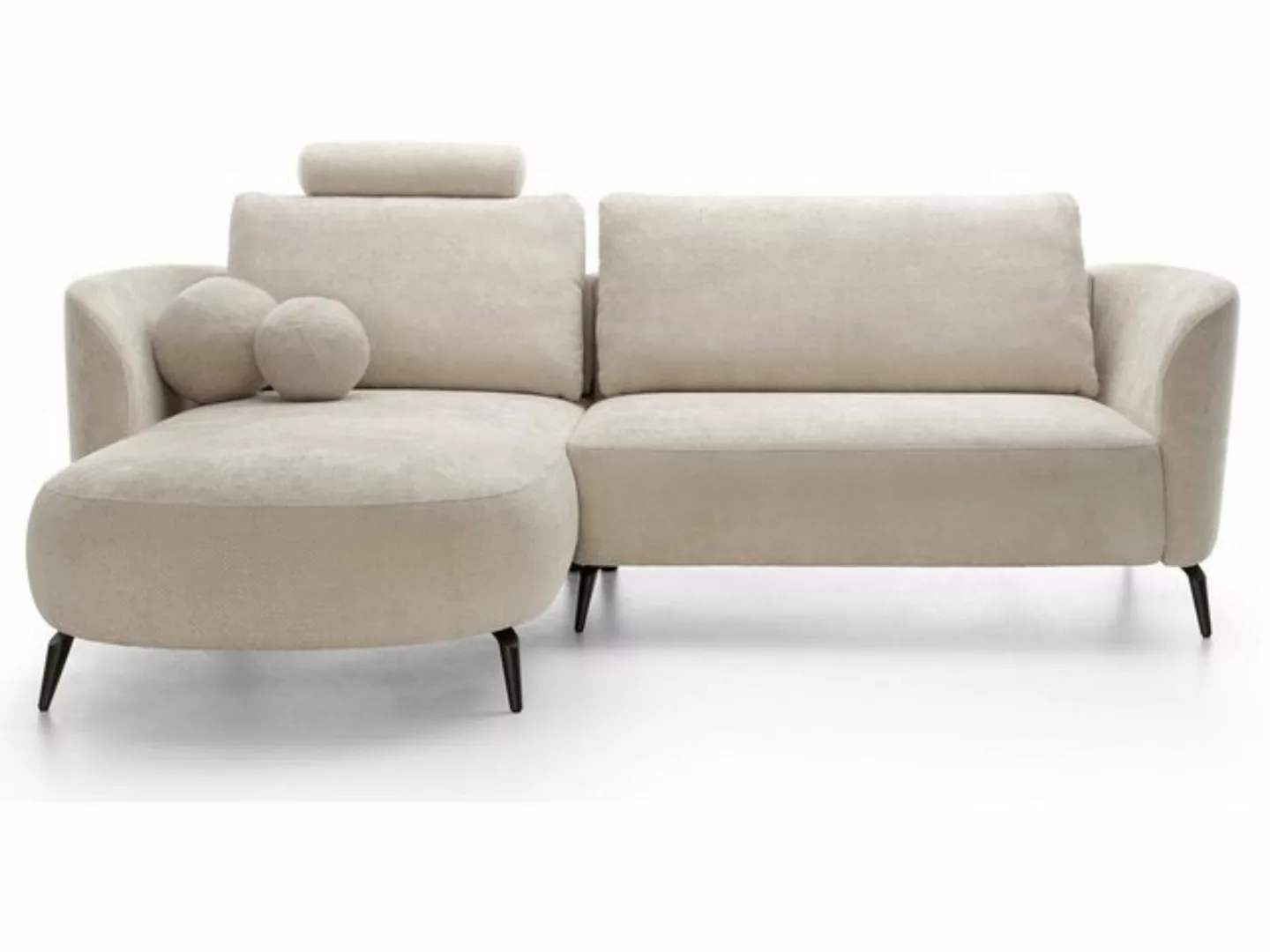 Goldstoff Ecksofa Zenit – L-förmiges Sofa mit Schlaffunktion, Stauraum & De günstig online kaufen